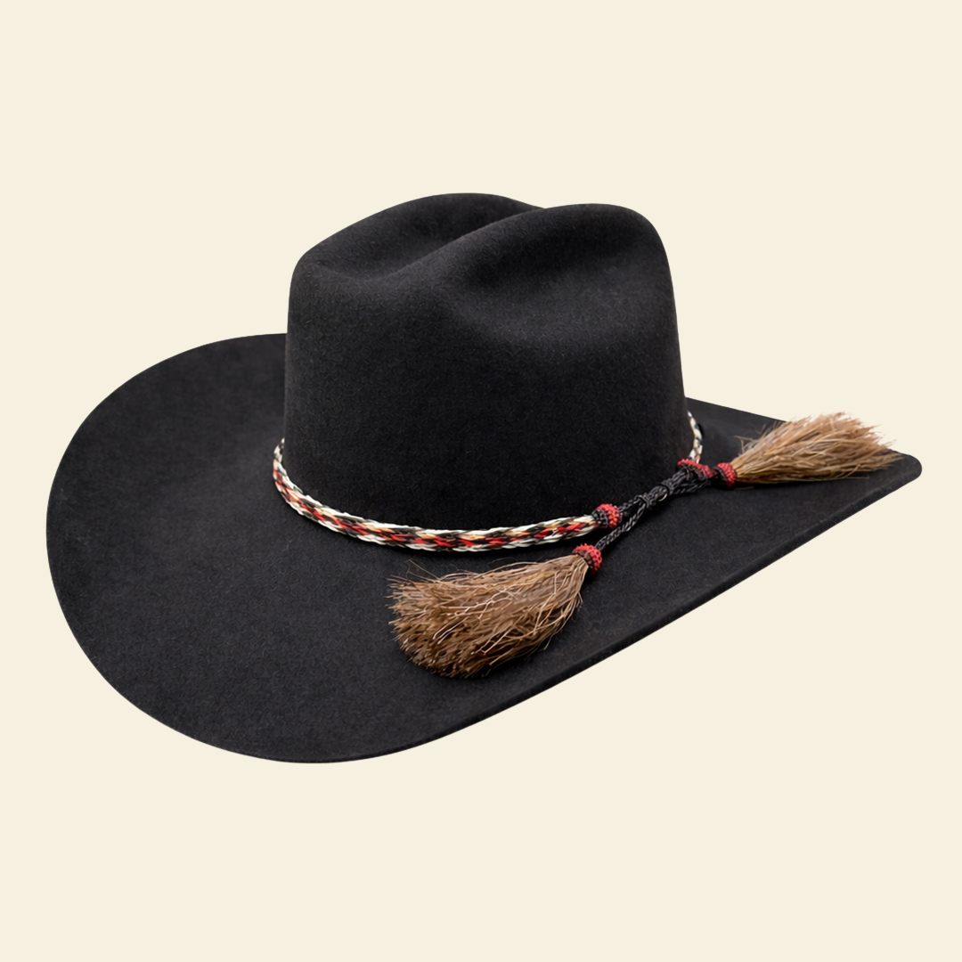 Outback King | Luxury Wool Felt | Cattleman | Black
