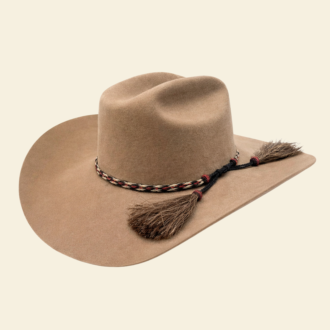 Outback King | Luxury Wool Felt | Cattleman | Sand
