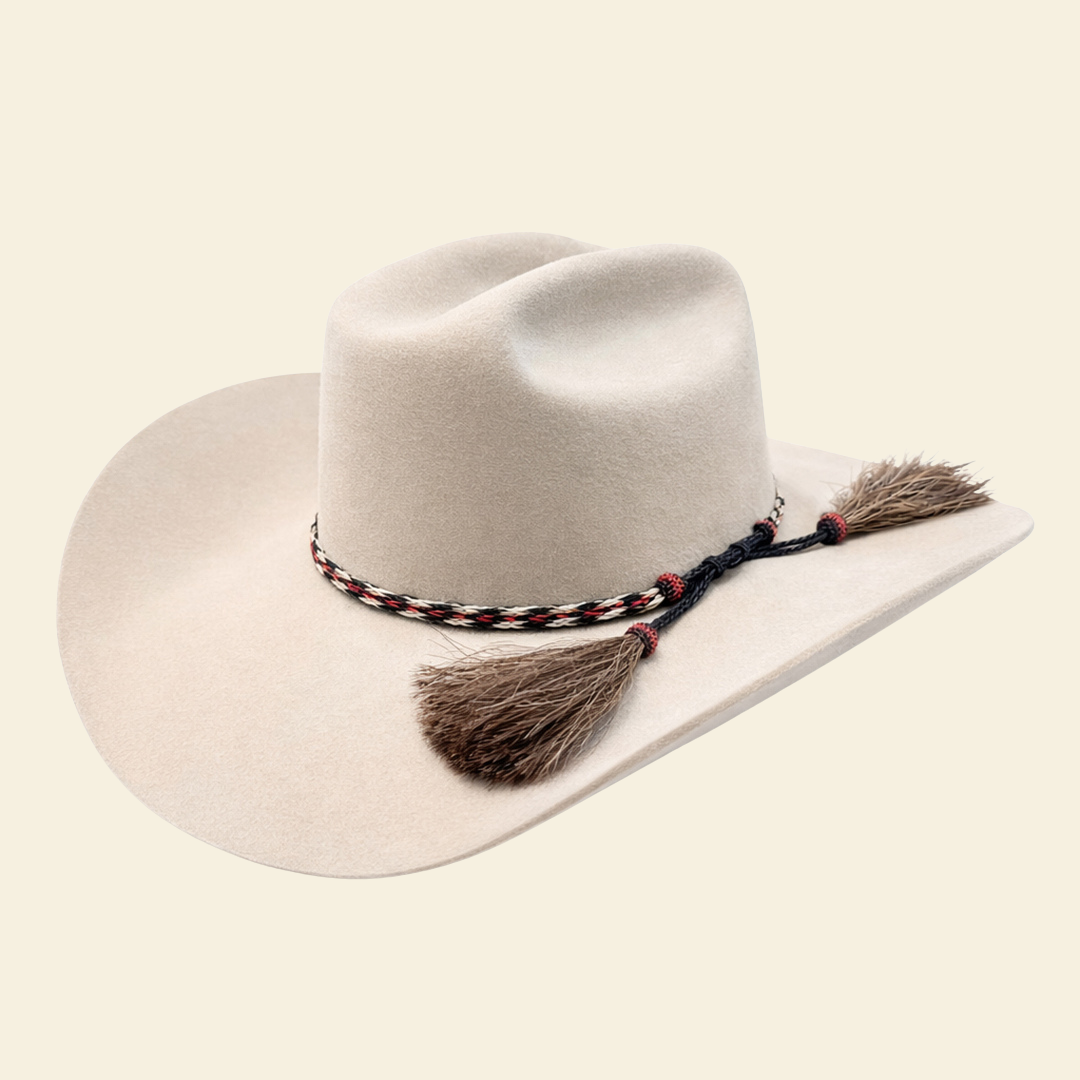 Outback King | Luxury Wool Felt | Cattleman | Silver Belly