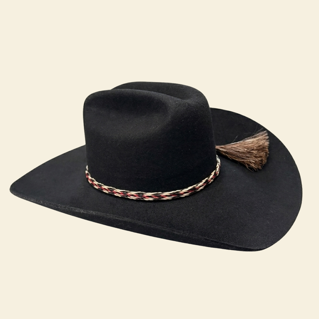 Outback King | Luxury Wool Felt | Cattleman | Black
