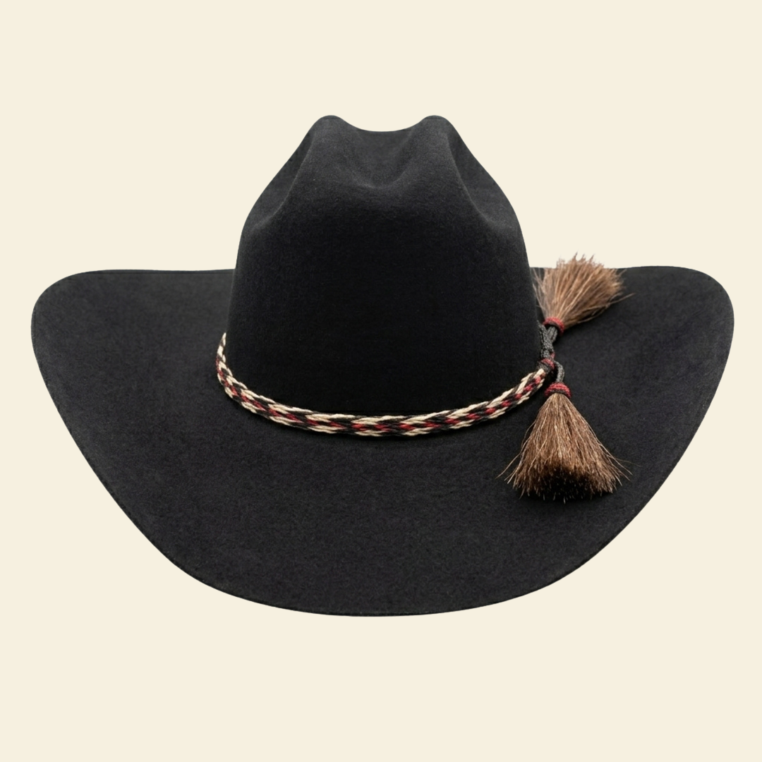 Outback King | Luxury Wool Felt | Cattleman | Black