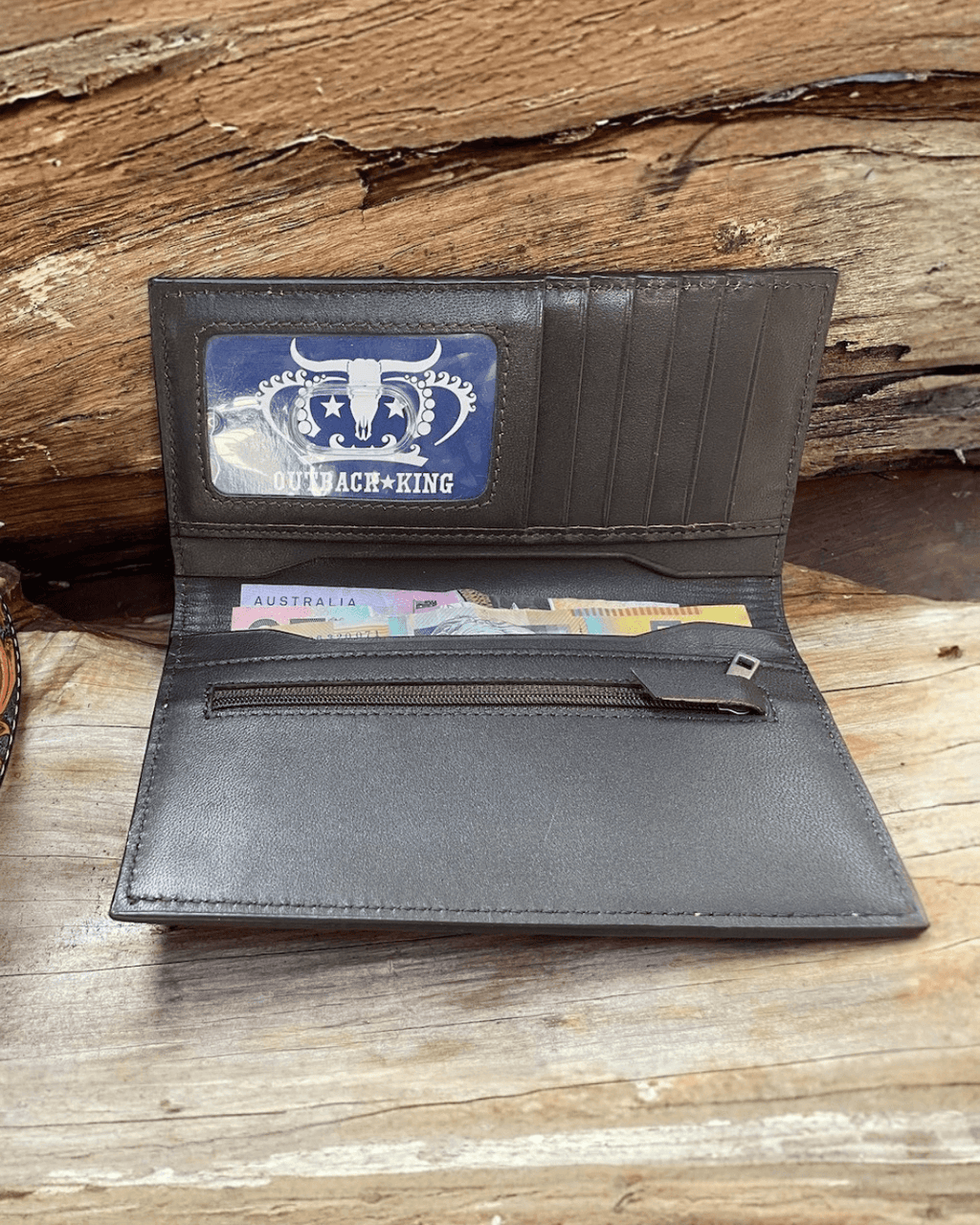 Outback King | Cowboy Wallet | Emerald Vine