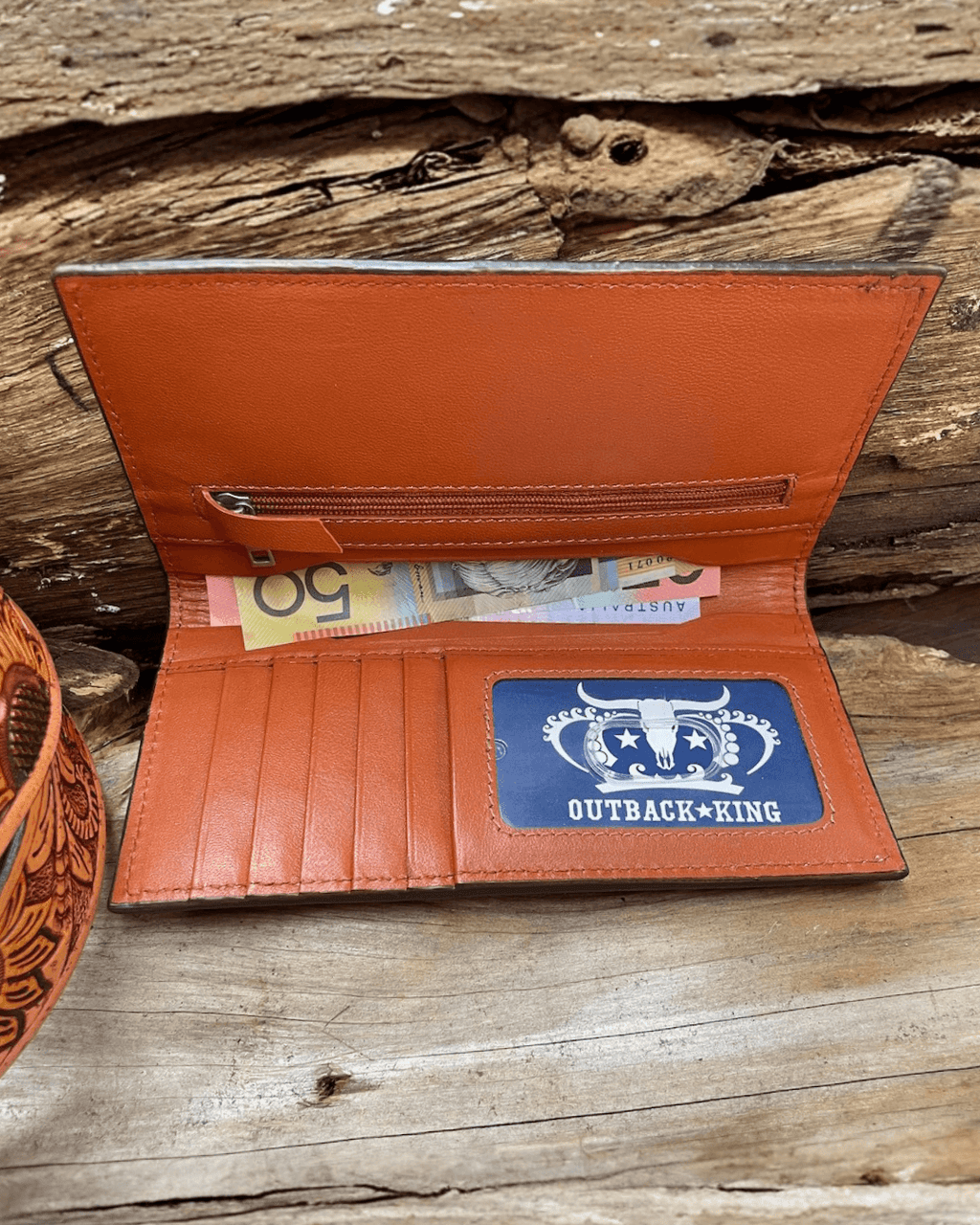 Outback King | Cowboy Wallet | Sunflower