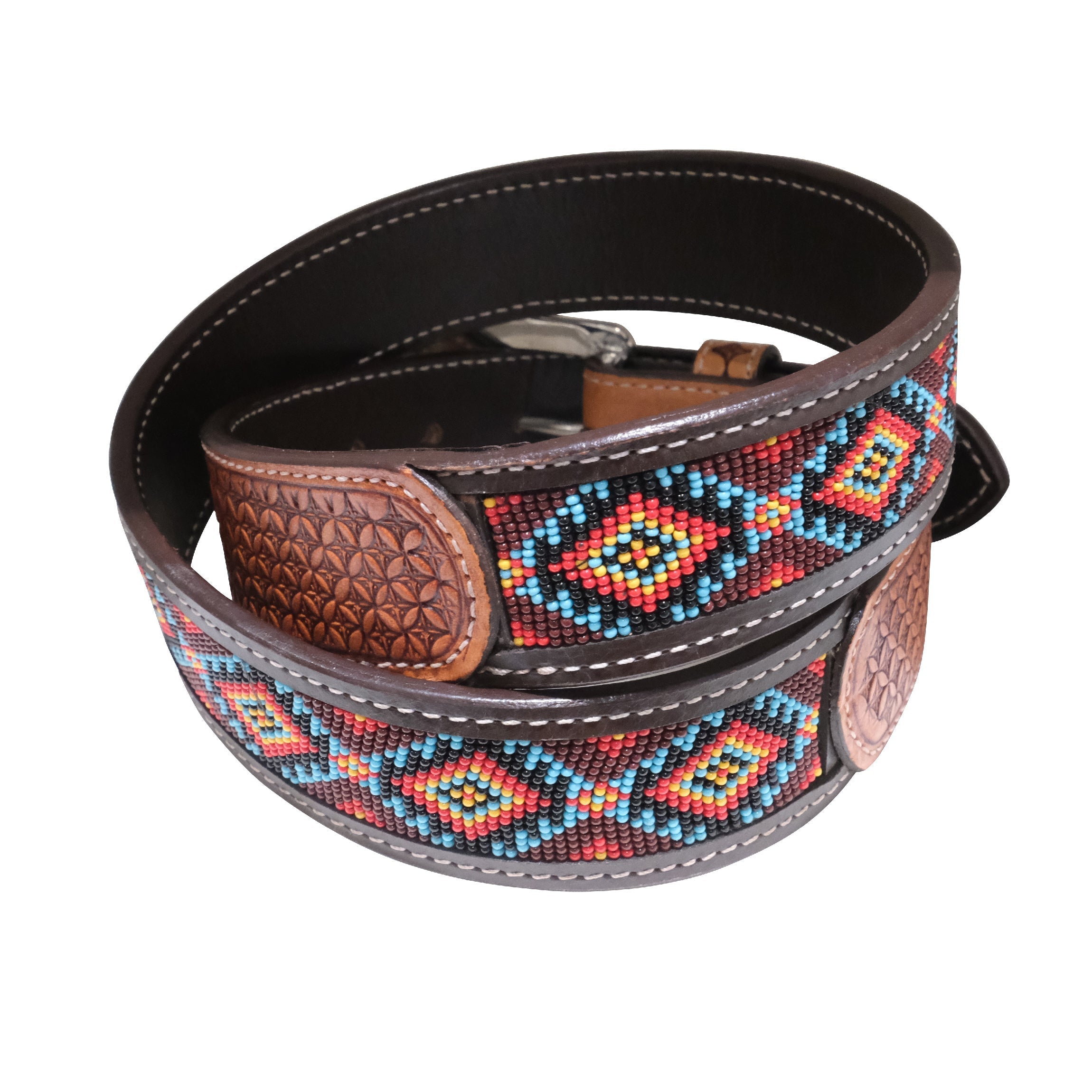 Outback King | Beaded Western Belt | Navaho Diamond