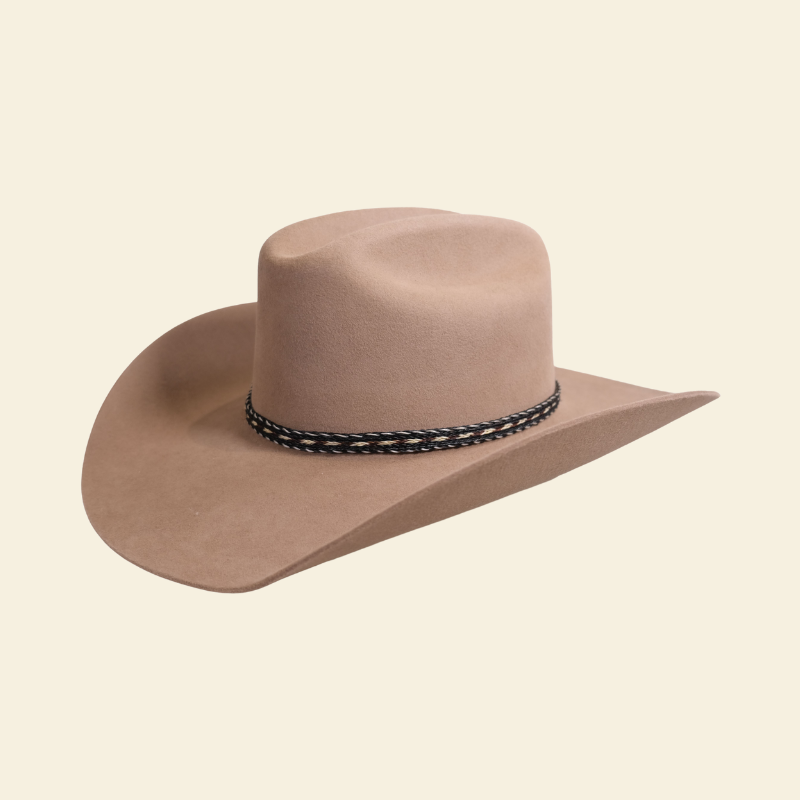 Outback King | Horsehair Hat Band | with Sliding Knots