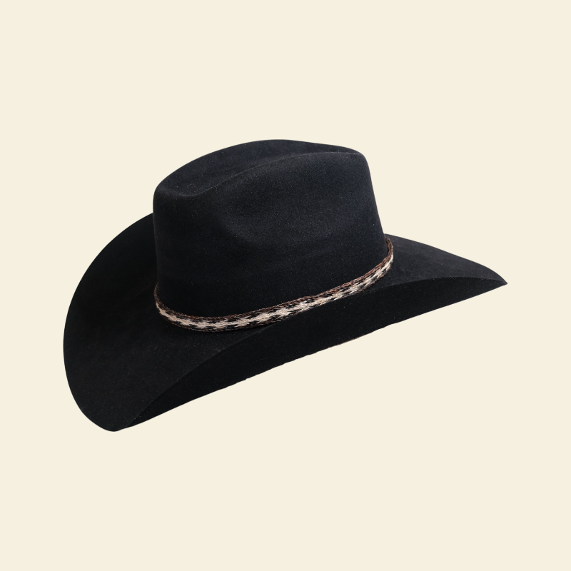 Outback King | Horsehair Hat Band | with Sliding Knots