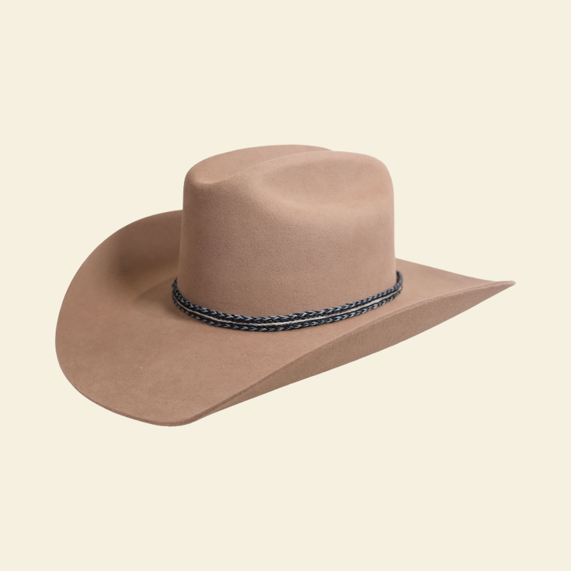Outback King | Horsehair Hat Band | with Sliding Knots
