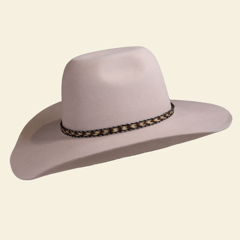 Outback King | Horsehair Hat Band | with Sliding Knots