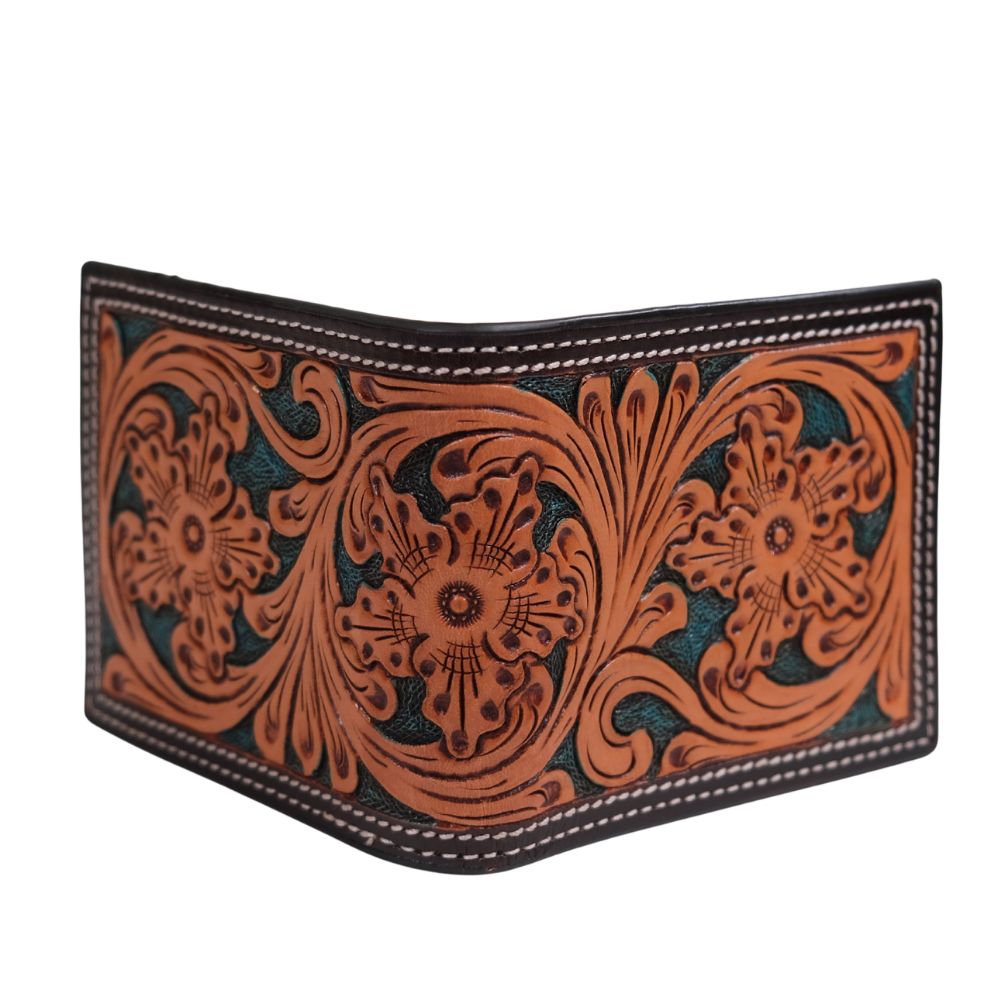 Outback King | Bi-Fold Wallet | Emerald Vine