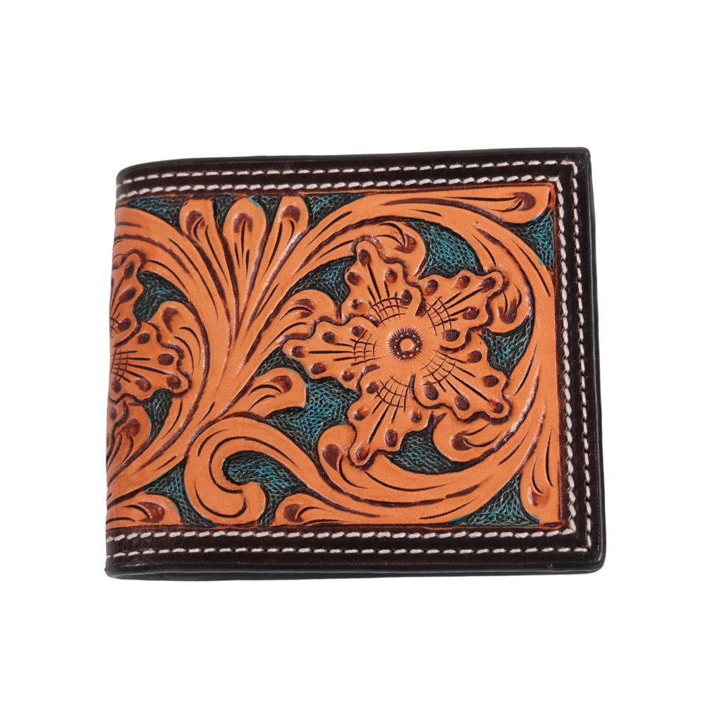 Outback King | Bi-Fold Wallet | Emerald Vine
