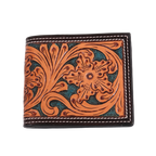 Outback King | Bi-Fold Wallet | Emerald Vine