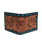Outback King | Bi-Fold Wallet | Turquoise Buckstitch