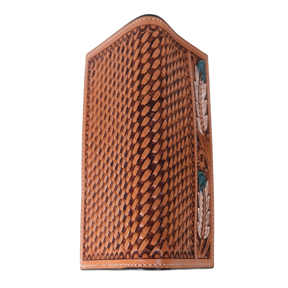 Outback King | Cowboy Wallet | Blue Flame