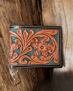 Outback King | Bi-Fold Wallet | Emerald Vine