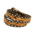 Outback King | Premium Western Belt | Buck Stitched Retro