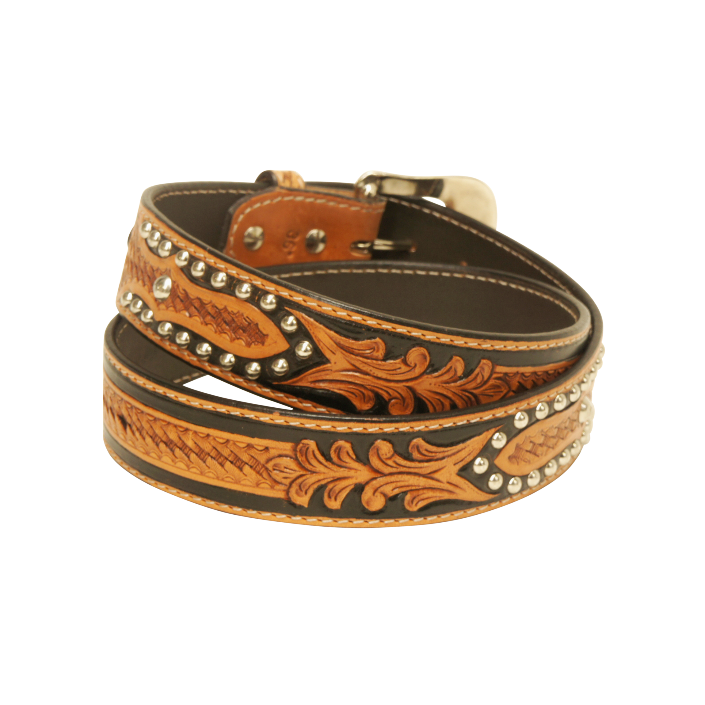 Outback King | Premium Western Belt | Studded Dots