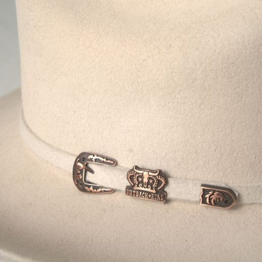 Outback King | Ringer | Premium Furfelt | Buckskin