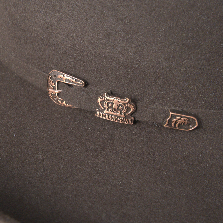 Outback King | Ringer | Premium Furfelt | Chocolate