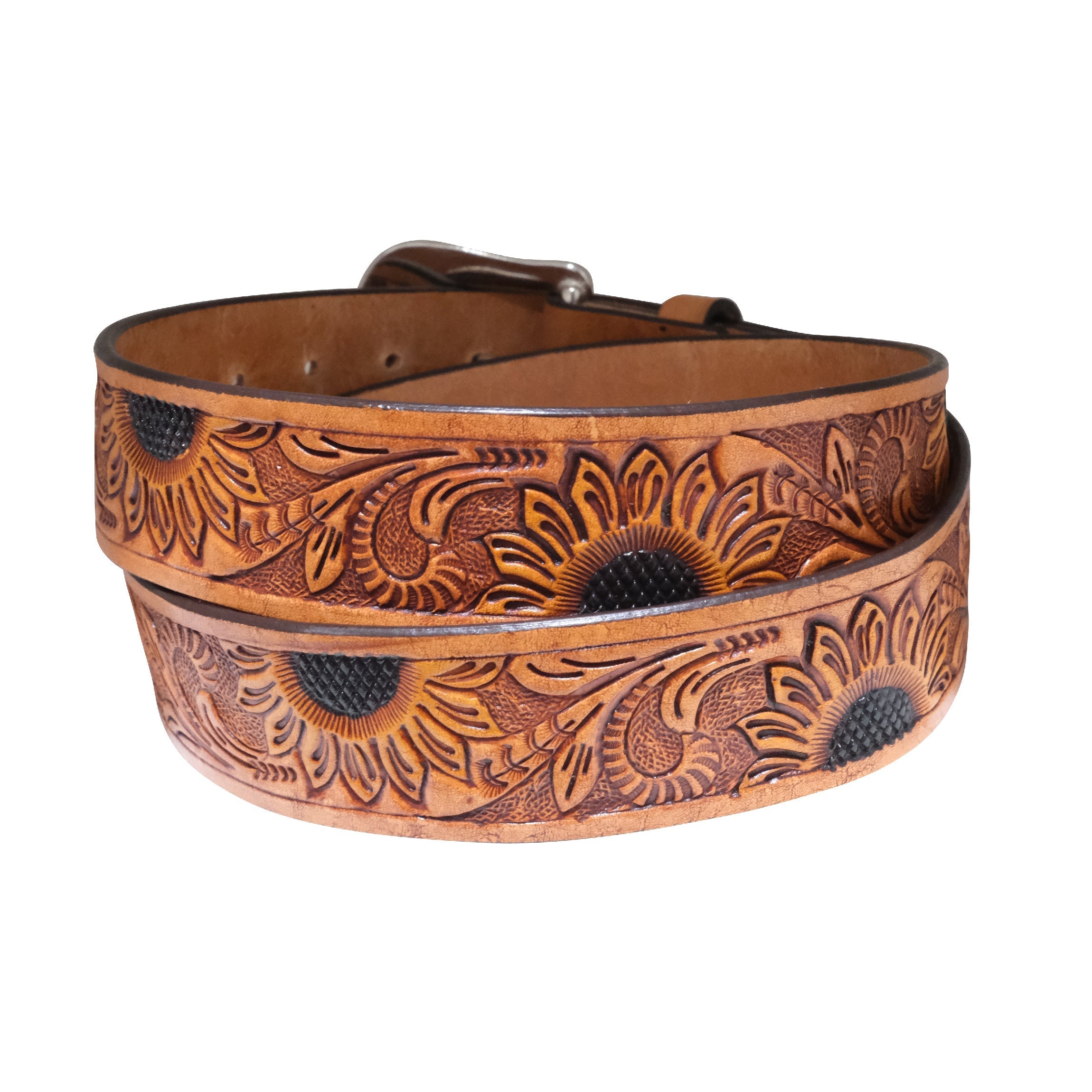 Outback King | Premium Western Belt | Sunflower
