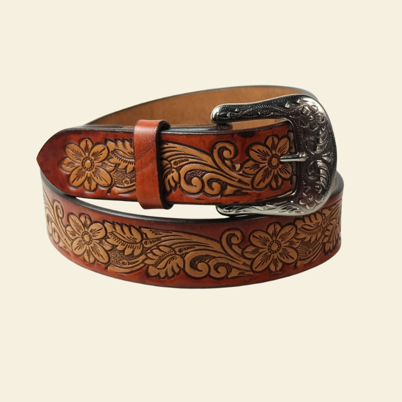 Outback King | Premium Western Belt | Desert Bloom