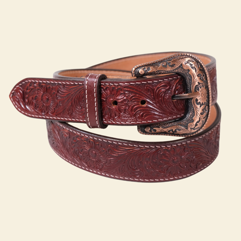 Outback King | Premium Western Belt | Indian Cherry
