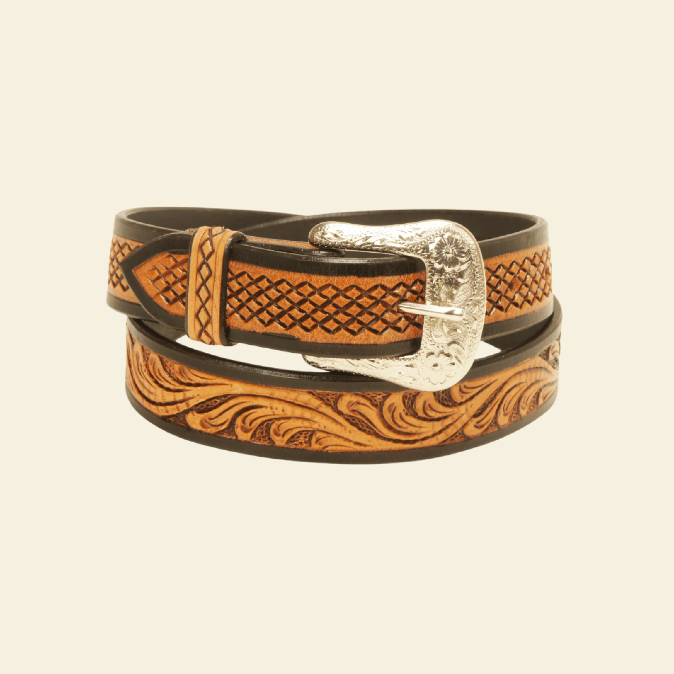 Outback King | Junior Western Belt | Classic Scroll