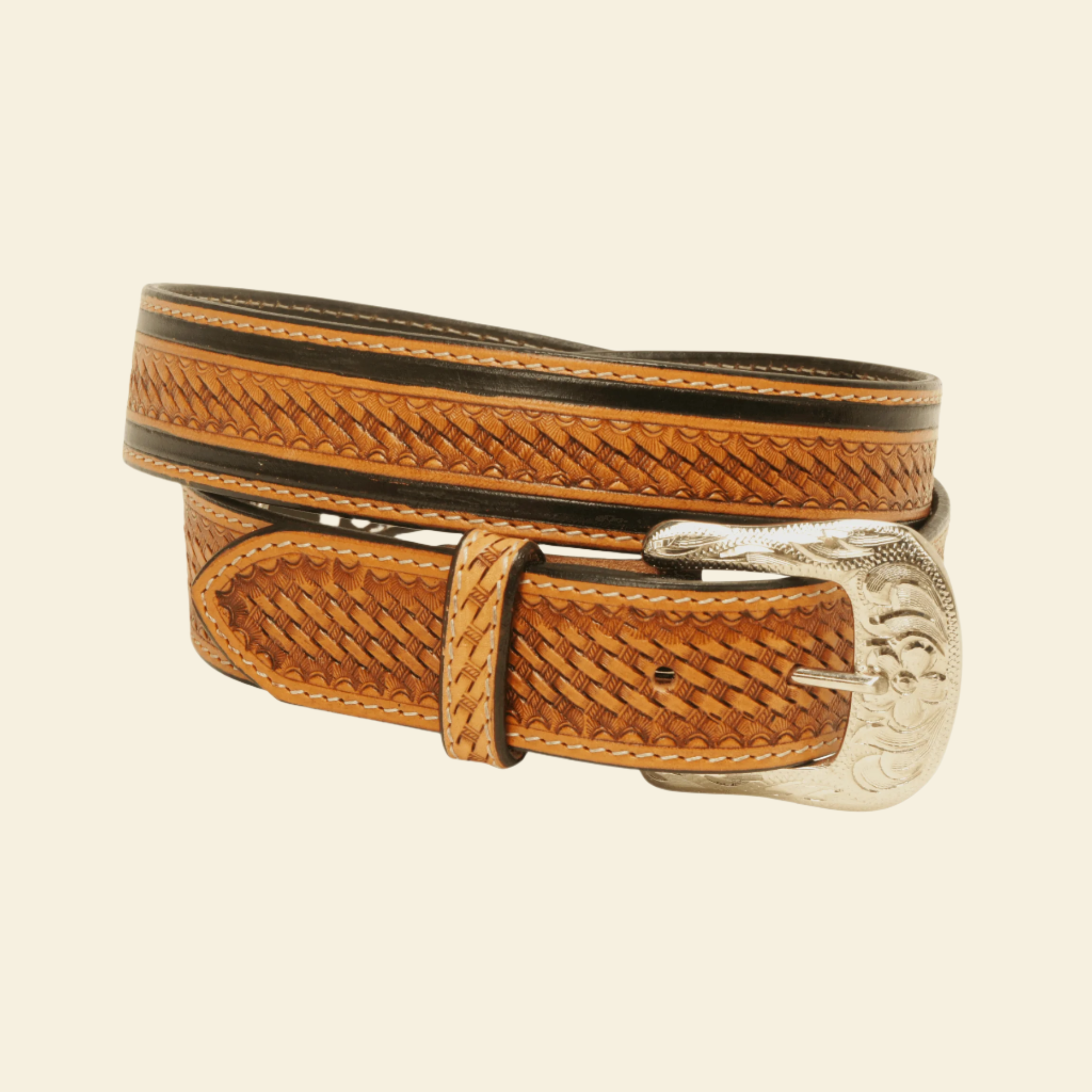Outback King | Premium Western Belt | Studded Dots